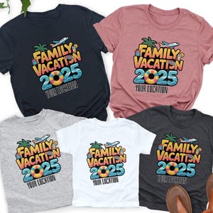 Custom Vacation Shirt, Personalized Family Tee, Family Camping Shirt, Custom Family Vacation Tee, Family Vacation 2025 Shirt, Camping Shirt