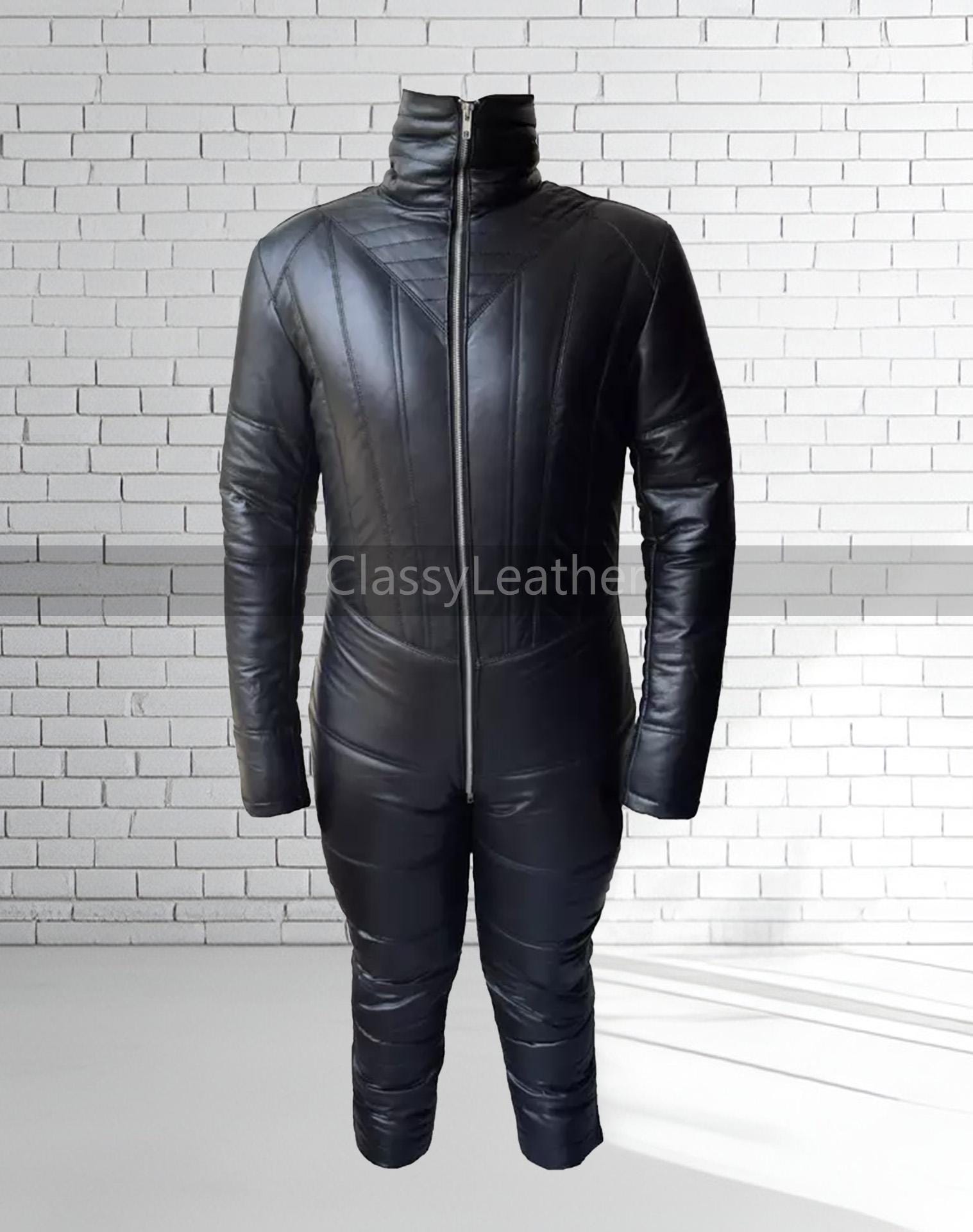Leather jumpsuit men - Etsy 日本