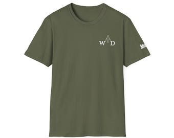 Camiseta del Departamento de Guerra de Broad Arrow (logotipo blanco)