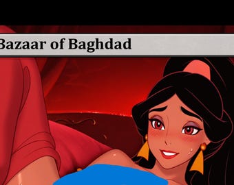 Bazaar of Baghdad - Jasmine Waifu Proxy Foil Sexy TCG