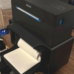 Thermal Printer Stand - Compatible with Label Rolls & Fan-Fold Labels