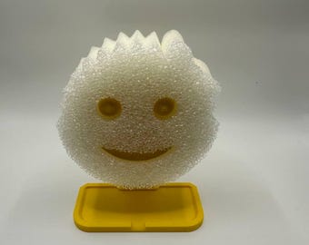 Smiley Sponge Buddy Dock | Scrub Daddy Holder with Style for Kitchen Sink