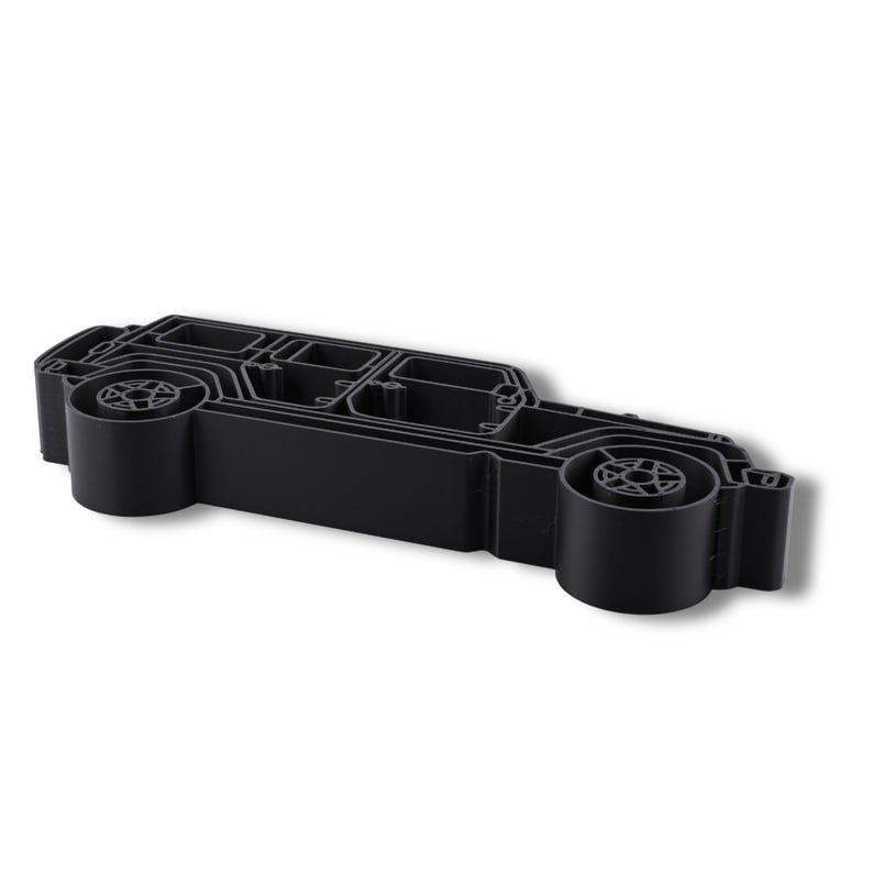 Flat product view of Black Jeep Wrangler 4 Door Side View, showing the complete outline and material depth.