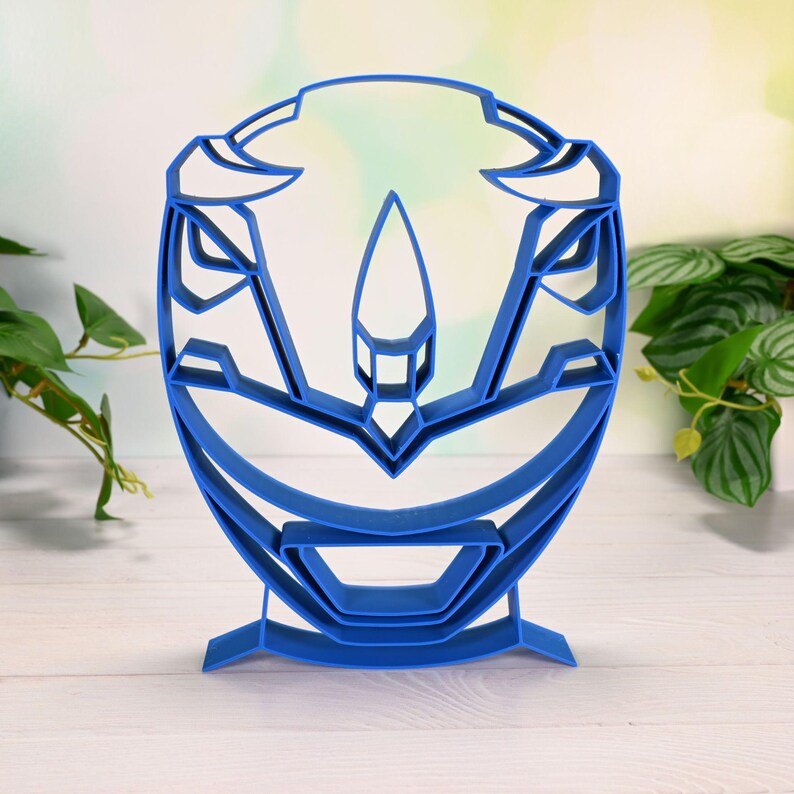 Power Ranger Helmet Sculpture: Minimalist Bioplastic Desk Decor - Etsy