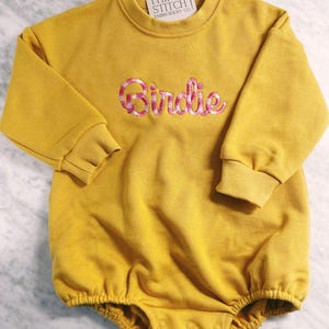 Embroidered Name Sweatshirt Bubble
