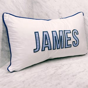 Applique Monogram Pillow Cover