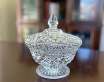 ヴィンテージ アンカーホッキング ウェックスフォード プレスガラス