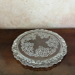 Mikasa Carmen Crystal Cake Platter