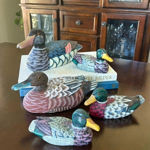 Vintage Duck Decoys - Set of 5