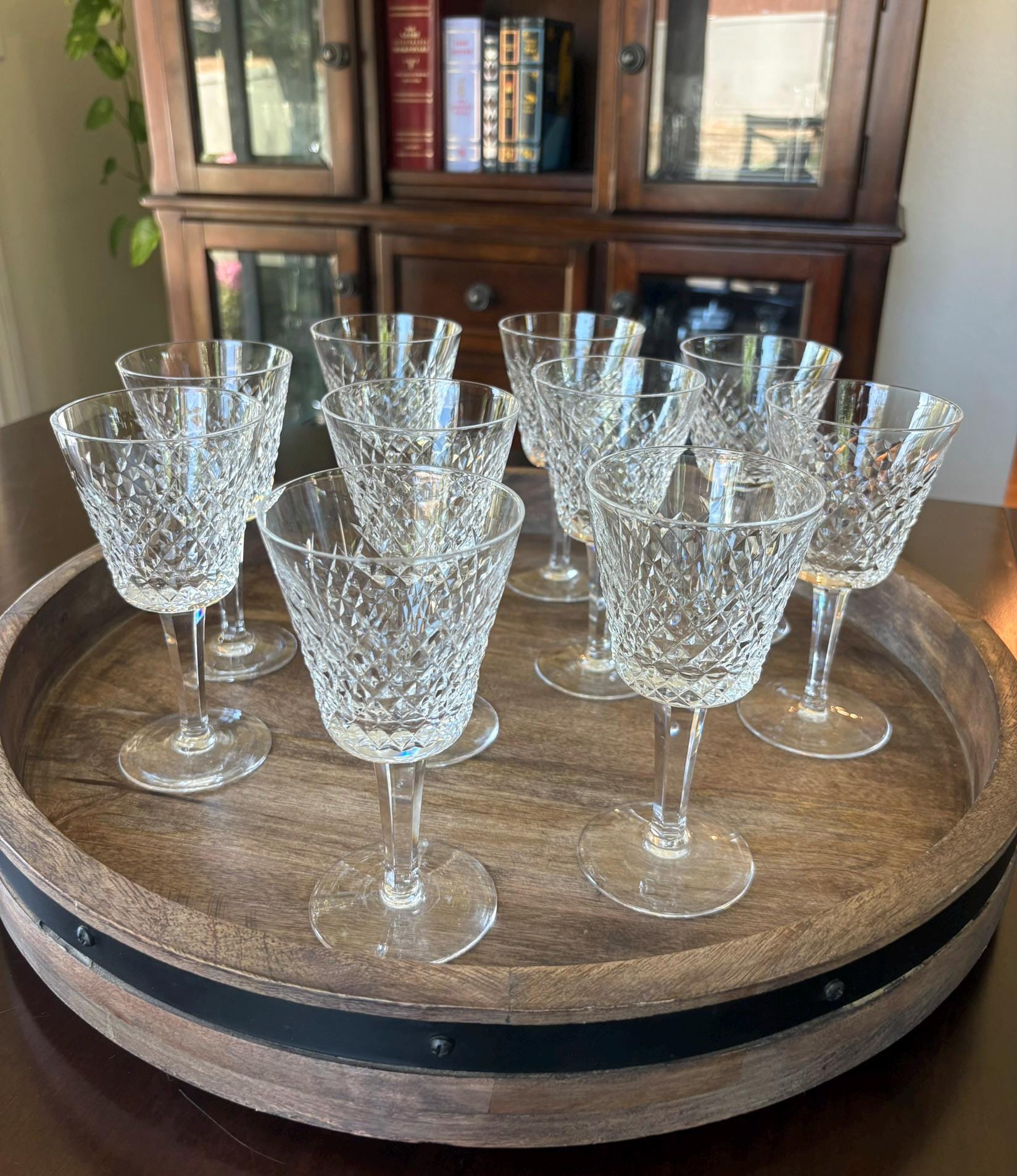 hobnail wine glass Outdoor Goblets in Pink set of 4  DOVECOTE