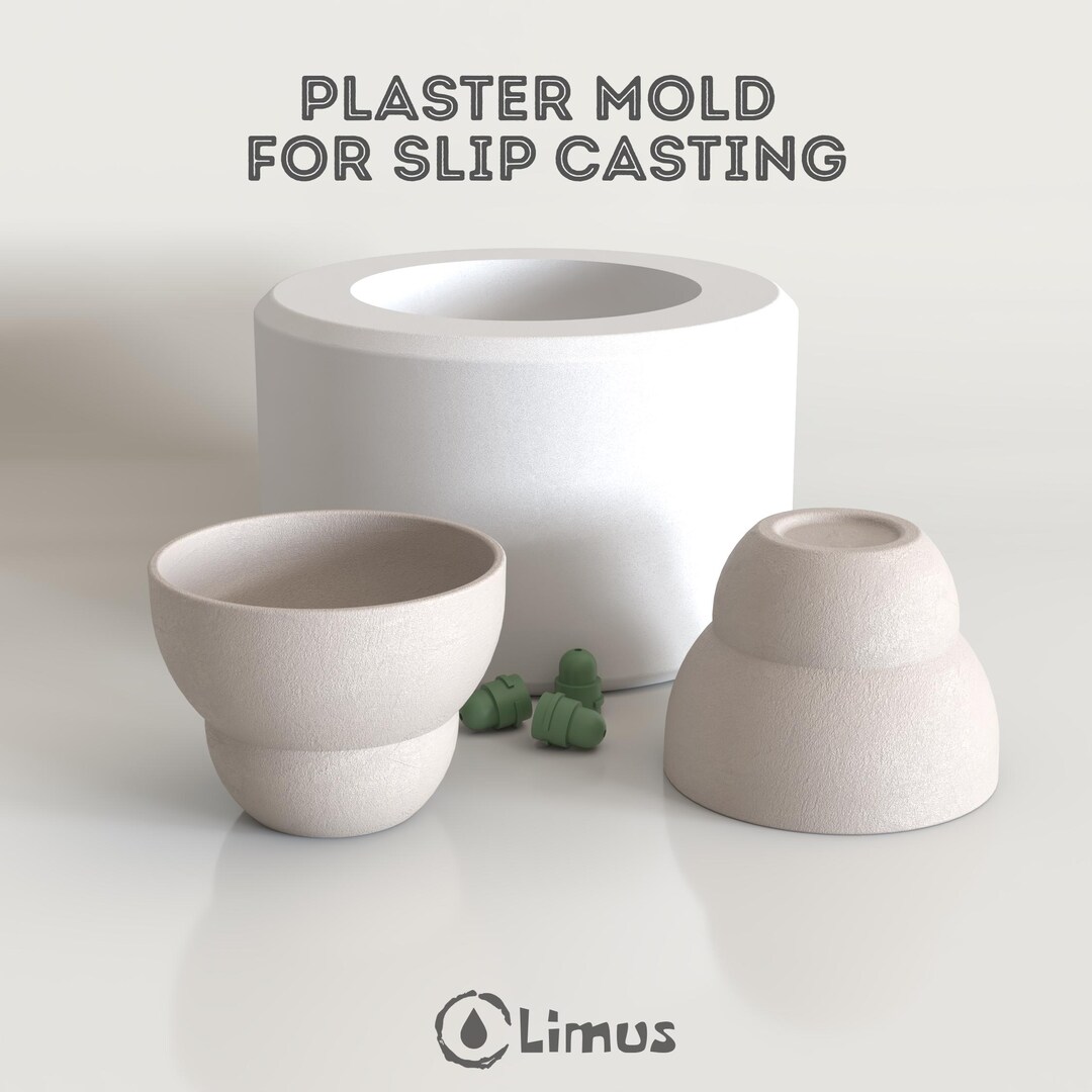 Ceramic Mug Slip Casting Mold: Plaster Pottery Cup DIY Tool - Etsy