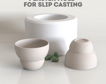 Molde para taza de cerámica: herramienta de bricolaje para tazas de yeso