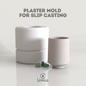 Tazza in ceramica per colaggio – Forma in gesso ideale per ceramica e uso in studio