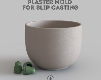 Handmade Plaster Cup Mold: Slip Casting Ceramic Mug