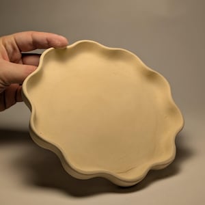 花皿石膏型：陶磁器鋳造（幅170mm）