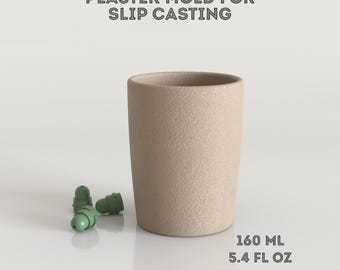 Mug Mold: Plaster Slip Casting for Ceramic Mugs
