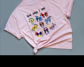 Princess, bow, affirmation, God says, coquette,