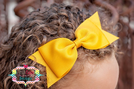 girls yellow headband
