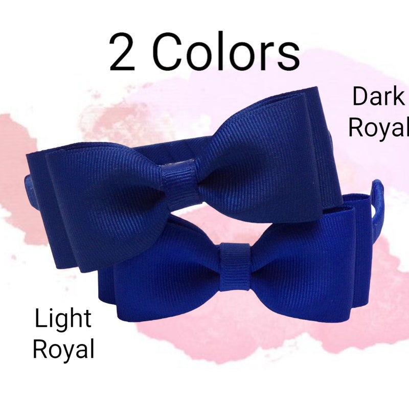 Petit Fleur Kingdom Ribbon Headband - Blue main image 1