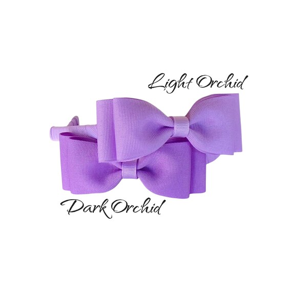 Toddler Girl Purple Bow Headband, Spring Easter Hair Accessories