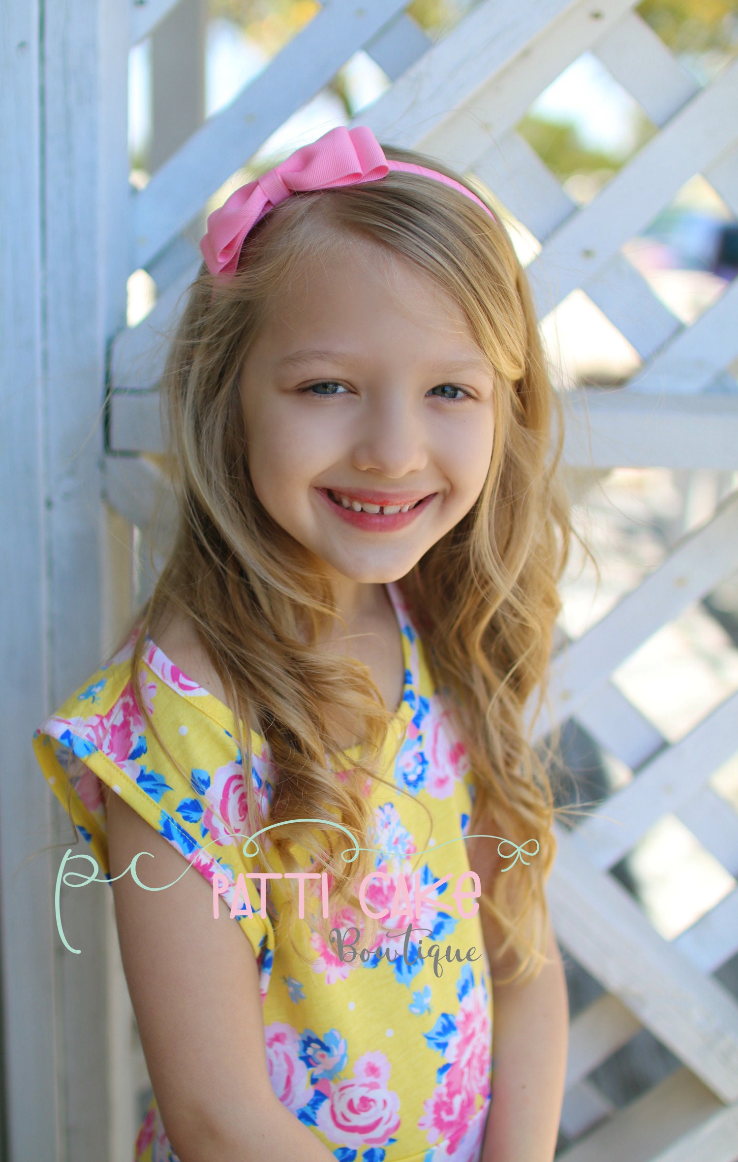 Pink Bow Headband Girl/Pink Headband Toddler/Hard Headbands Etsy