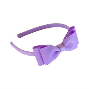 Toddler Girl Purple Bow Headband, Spring Easter Hair Accessories image 6