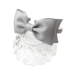 Light Gray Bow Headband: Girls & Teens Fashion Hair Accessory