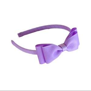 Toddler Girl Purple Bow Headband, Spring Easter Hair Accessories image 7