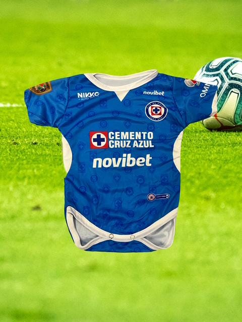 Cruz Azul Baby Bodysuit 26-27 - Liga MX Soccer Jersey 2026 - Etsy