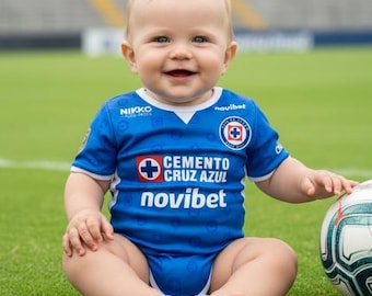 Cruz Azul Baby Bodysuit 26-27 - Liga MX Soccer Jersey 2026