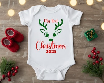 First Christmas Baby Bodysuit.