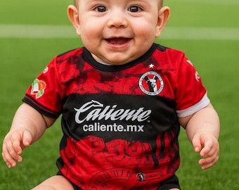 Xolos de Tijuana - Custom Baby Jumpsuit - Pañalero de Bebé Liga MX