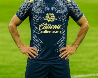 Club America Adult Soccer Jersey Set, 100% Polyester