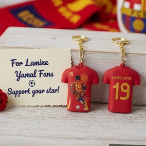 Soccer Mini Jersey Keychain *5" Keychain *2.5" Jersey -Fan Gift