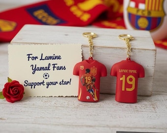 Soccer Mini Jersey Keychain *5" Keychain *2.5" Jersey -Fan Gift