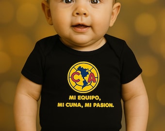 Club America Baby Onesie - Soccer Fan Bodysuit