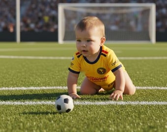 Club America Custom Baby Jumpsuit - Pañalero de Bebé Liga MX 2026
