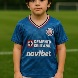Cruz Azul Kids Soccer Set. Uniforme para niño de la Cruz Azul. Unbranded