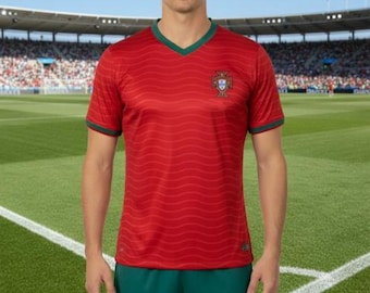 Portugal 2026 Adult Soccer Jersey Fan Set, 100% Polyester