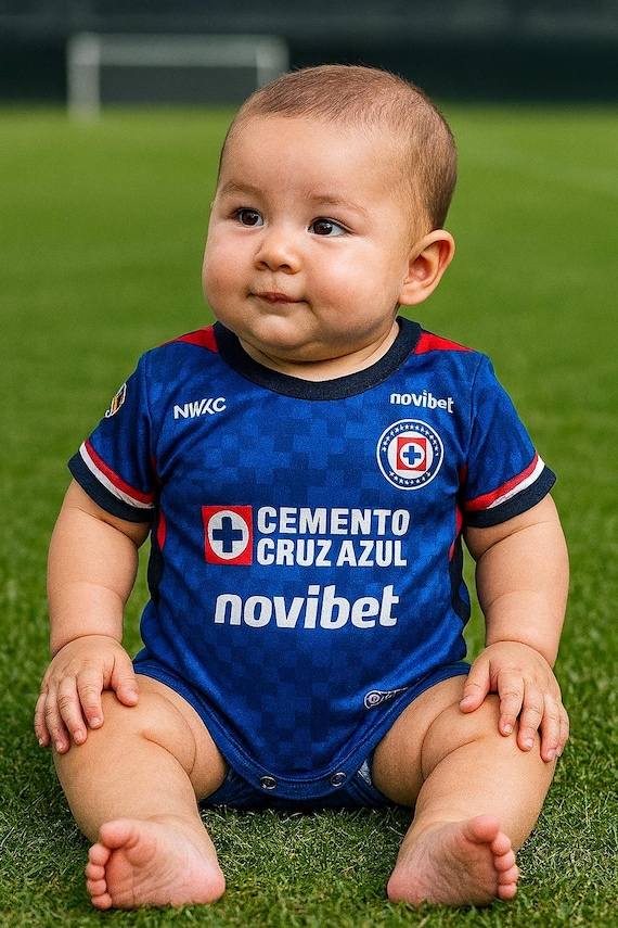 Cruz Azul Baby Bodysuit 25-26 - Liga MX Soccer Jersey