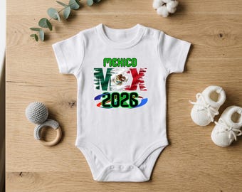 2026 Country Baby Onesie Mexico