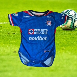 Cruz Azul Baby Bodysuit 25-26 - Liga MX Soccer Jersey Home