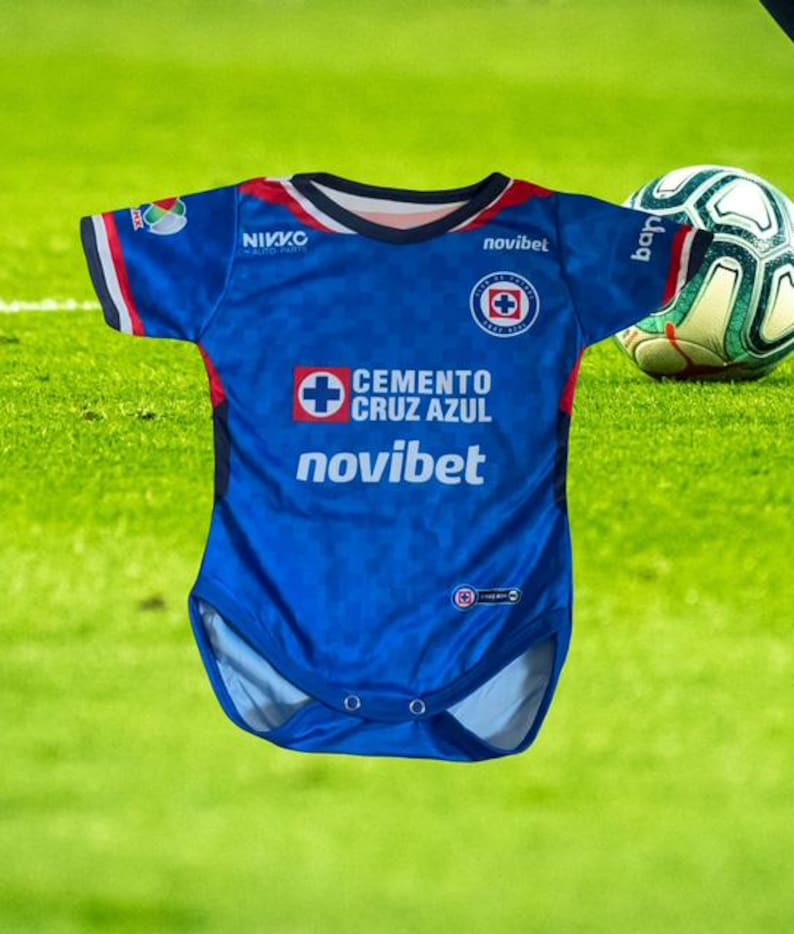 Cruz Azul Baby Bodysuit 25-26 - Liga MX Soccer Jersey Home