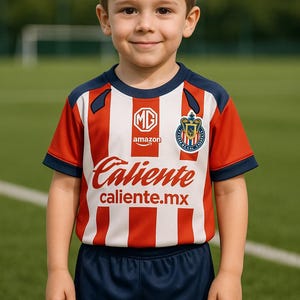 Club Deportivo Guadalajara Kids Soccer Set. Uniforme para niño de Chivas. Unbranded
