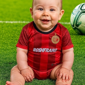Toluca Custom Baby Jumpsuit - Pañalero de Bebé Toluca Liga MX