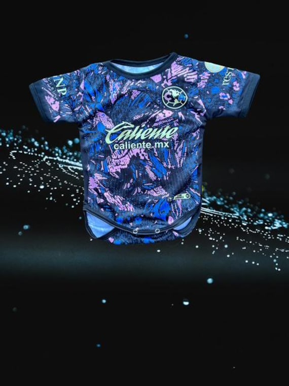 Para Bebe America Baby Jersey Club America Custom Baby Jumpsuit