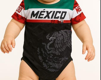 Mexico Custom Baby Jumpsuit - Pañalero de Bebé Mexico
