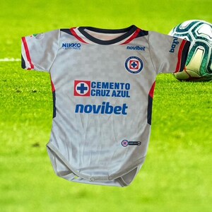 Cruz Azul Baby Bodysuit 25-26 - Liga MX Soccer Jersey Away