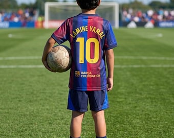 Barcelona 2026 Kids Soccer Set (Jersey & Short)