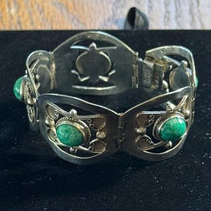 Vintage Taxco Mexican Silver bracelet